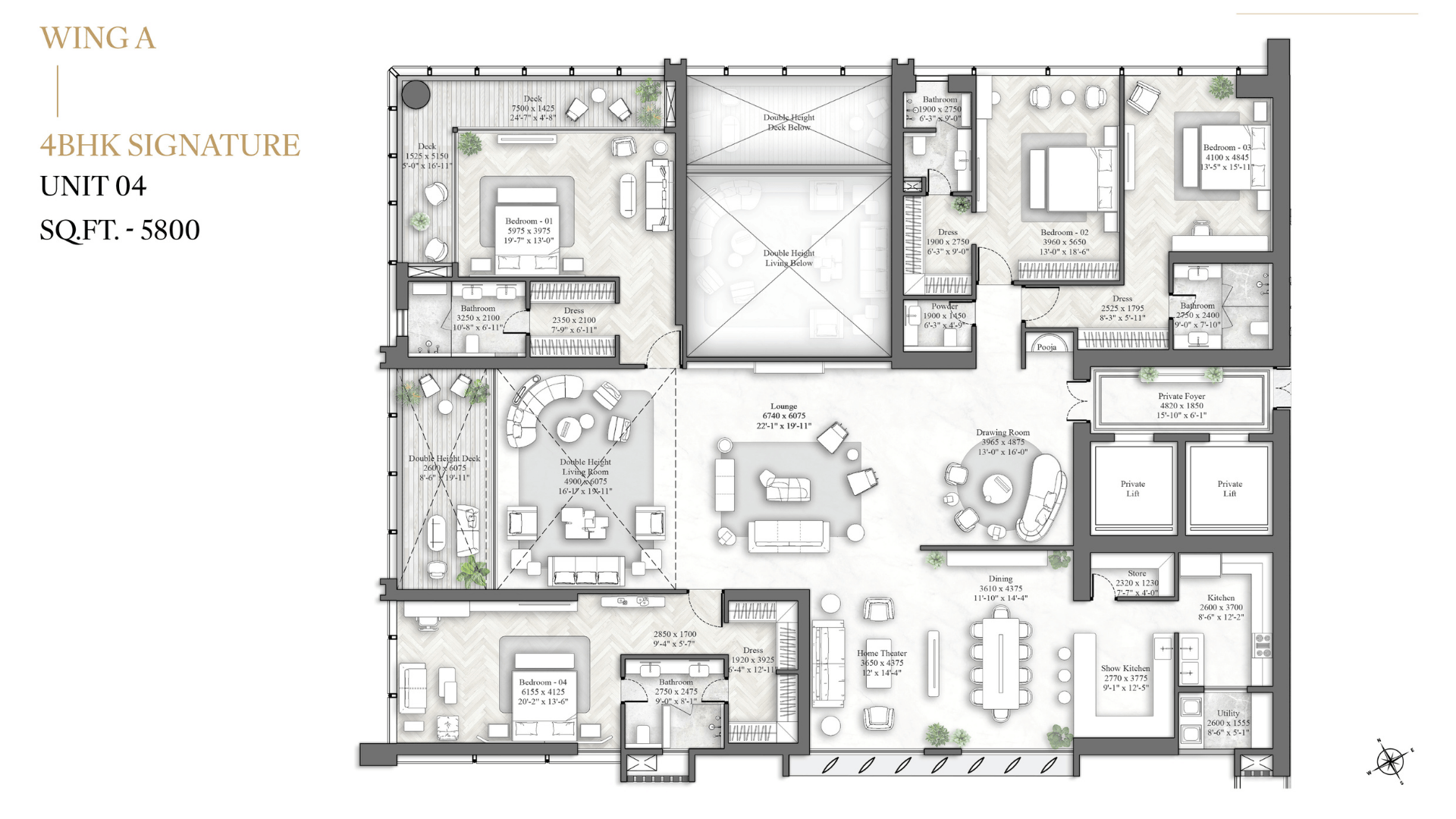 Wing A - 4BHK SIGNATURE
